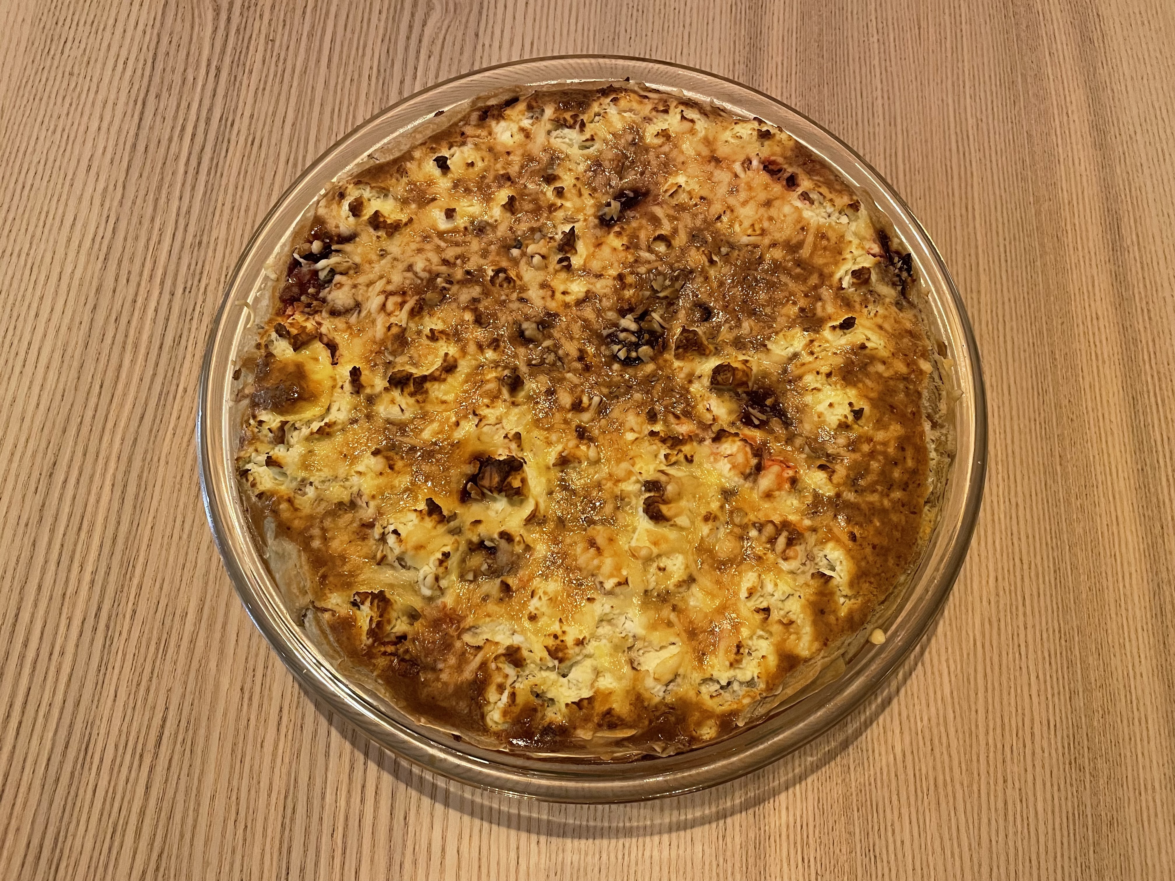 bietenquiche uit de oven